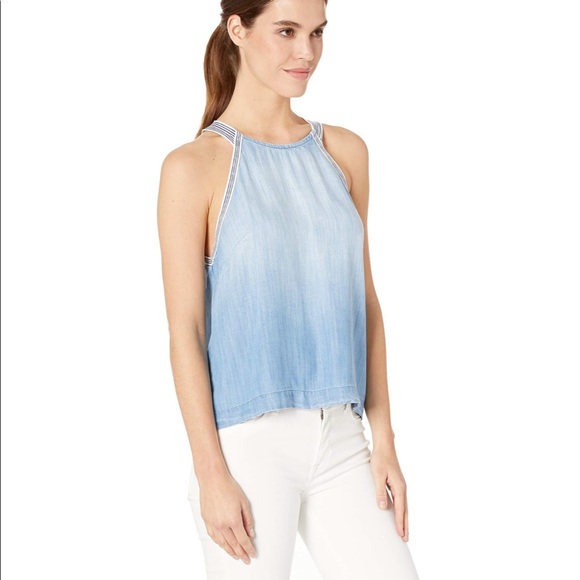 RARE - Stripe Trim Top in Silverlake Wash - Picture 5 of 9